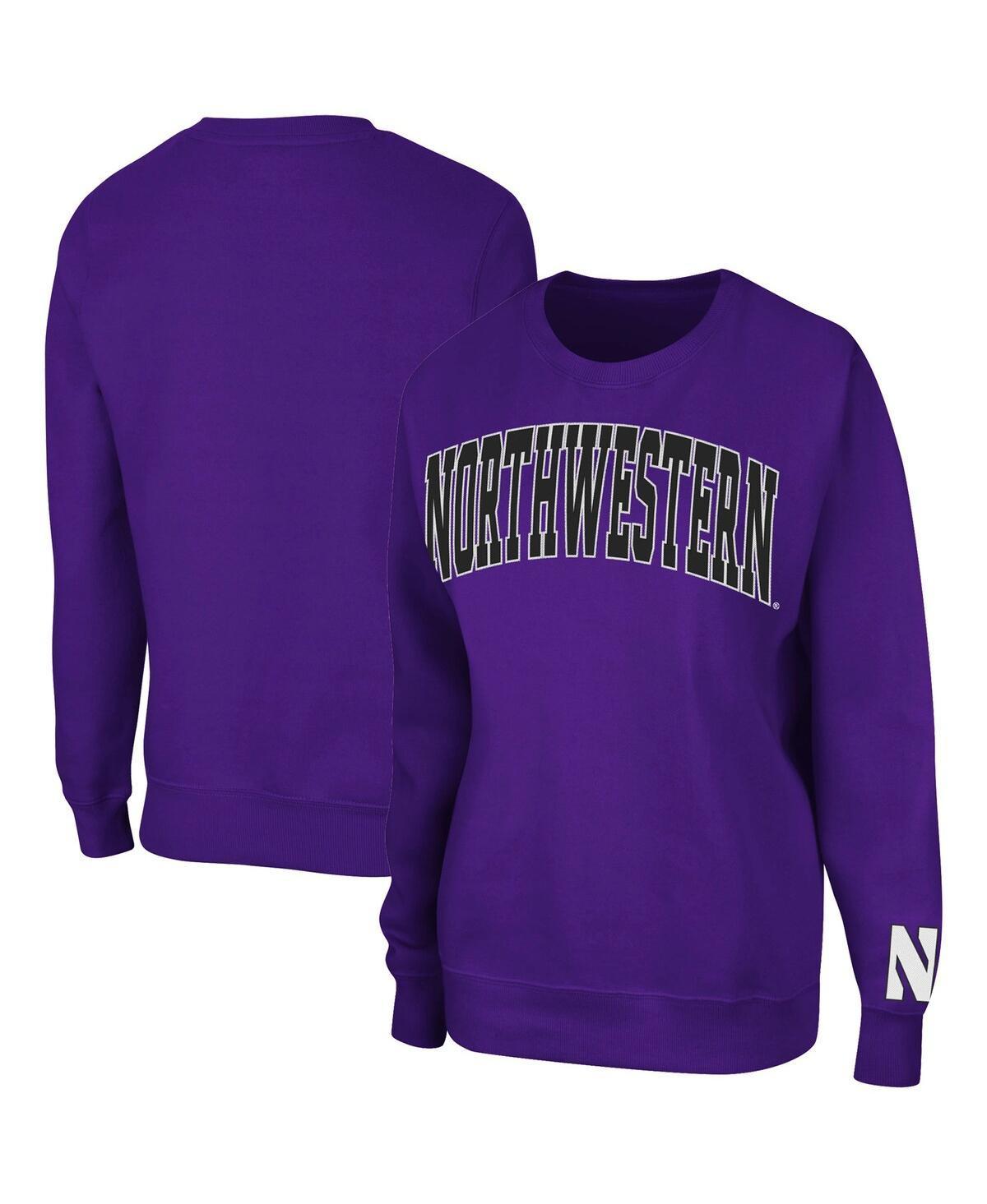 Women's Colosseum Purple Northwestern Wildcats Campanile Pullover Sweatshirt, Size: 2XL Product Image