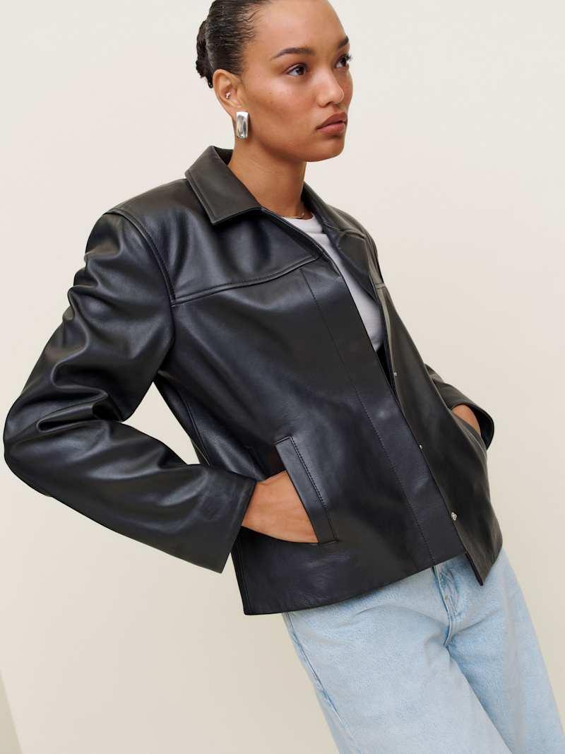 Veda Louisa Leather Jacket Product Image