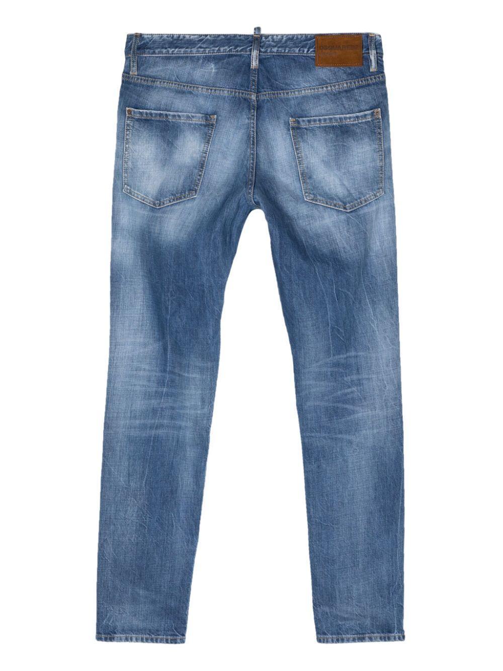 DSQUARED2 Cool Guy Mid-rise Slim-fit Jeans In Blue Product Image