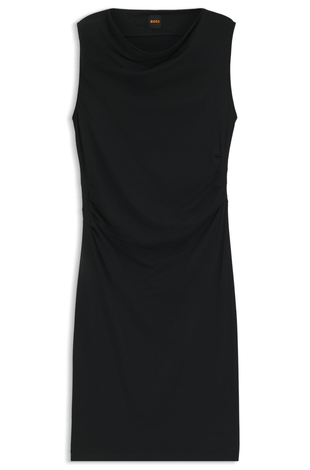 Dress with asymmetric neckline Product Image