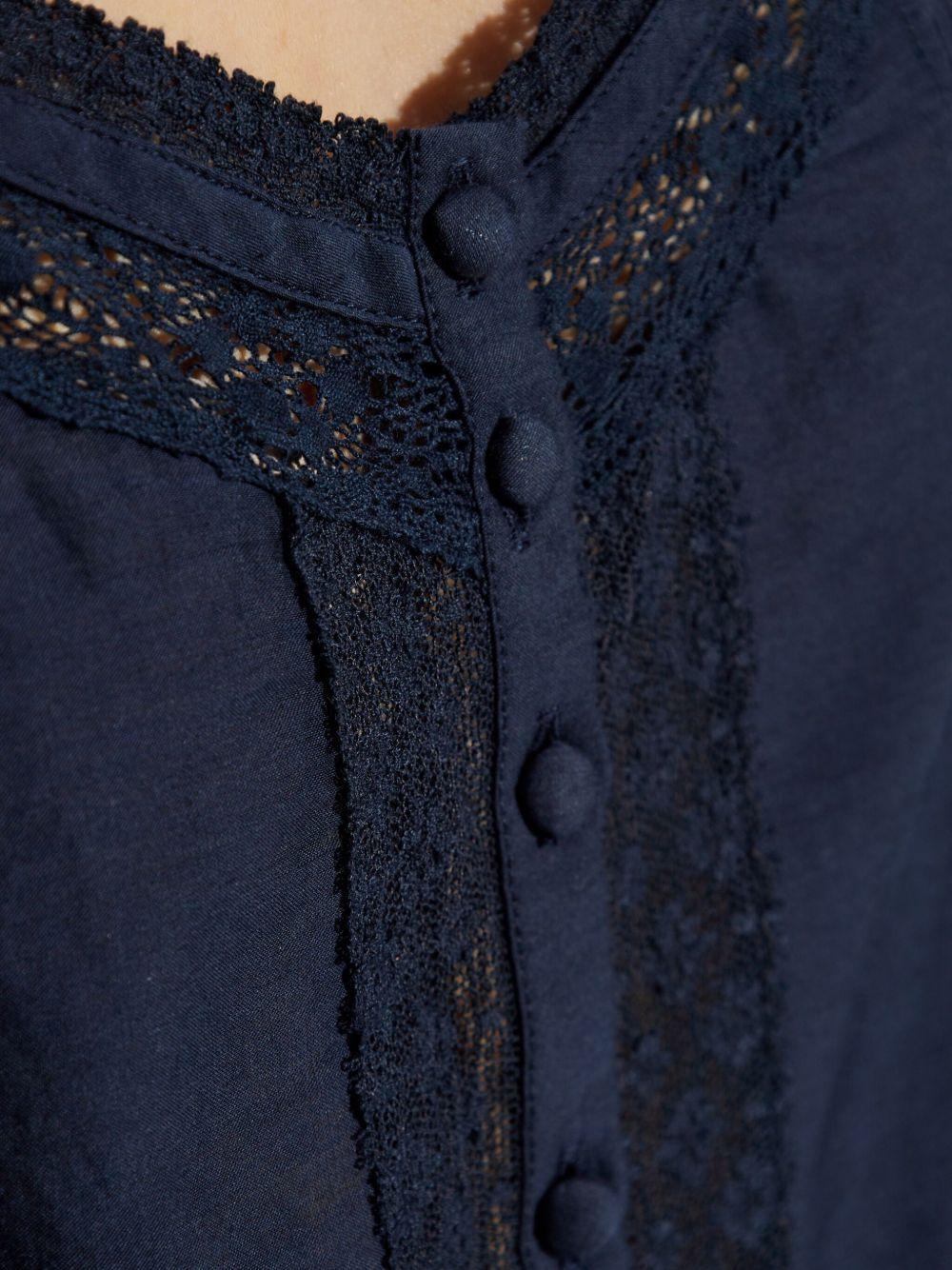 lace-trimmed tank top  Product Image