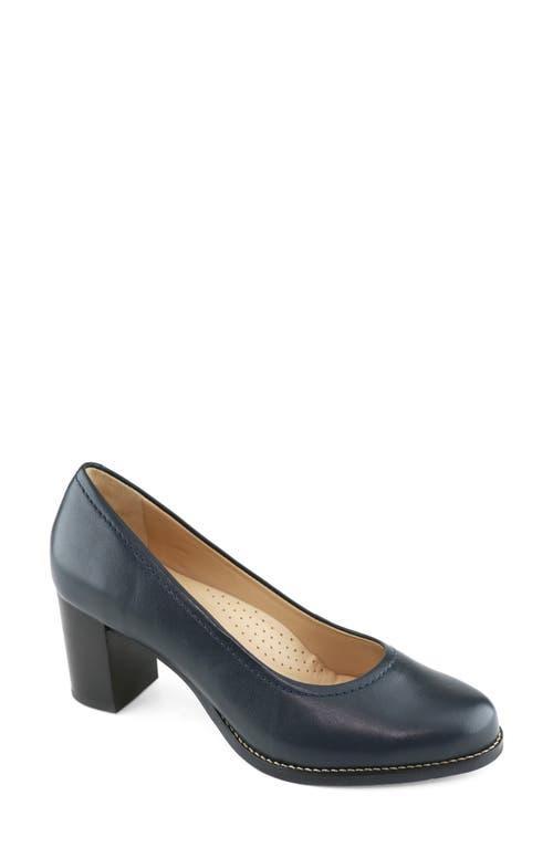 Marc Joseph New York Nyc Pump (Navy Napa) Women's Shoes Product Image