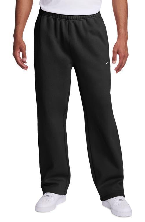 Nike Mens Solo Swoosh Open-Hem Fleece Pants Product Image