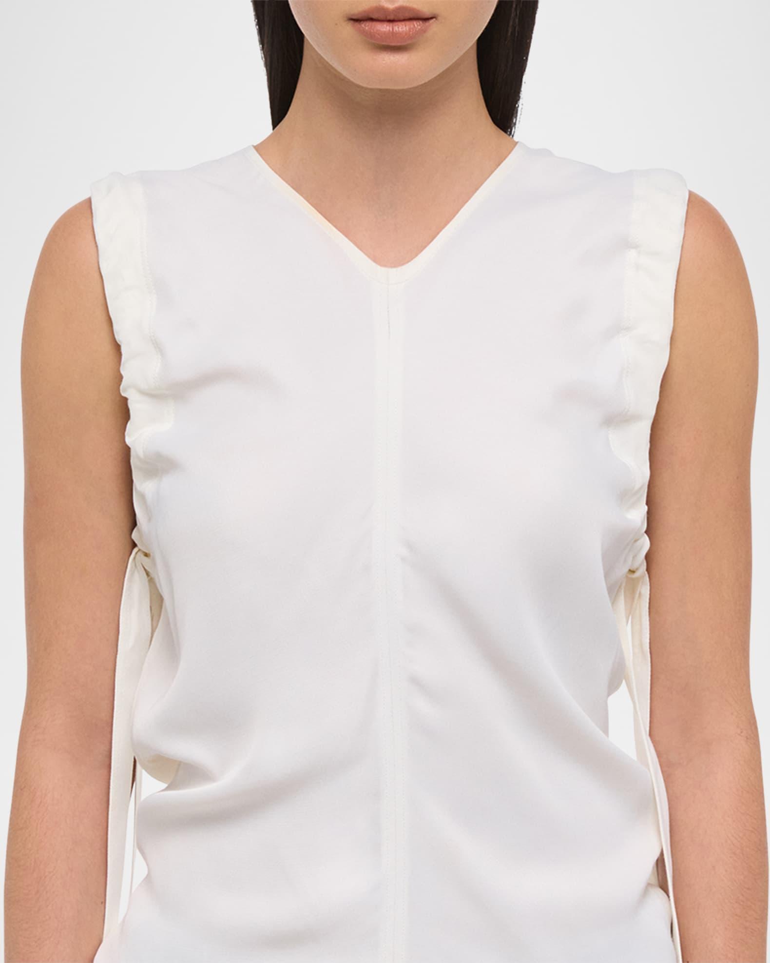 Ruched Sleeveless Top Product Image