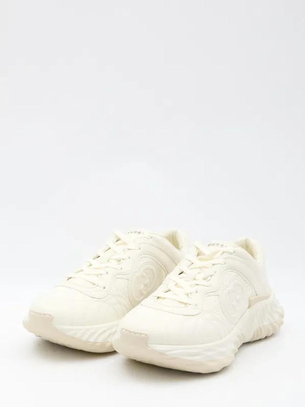 GUCCI Herrensneaker Mit Gg In Cream Product Image