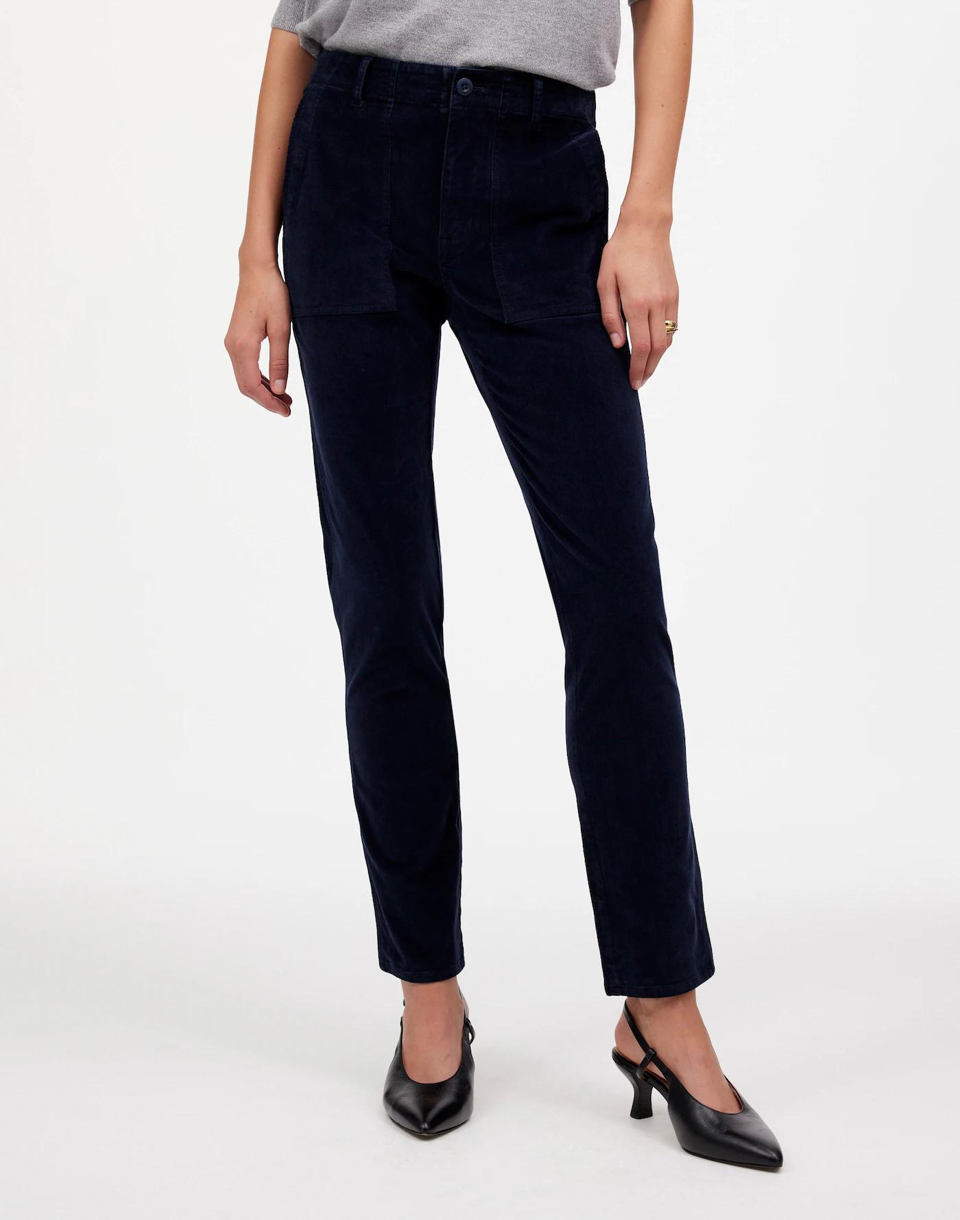 The Slim Straight Utility Pant in Garment Dye Corduroy Product Image