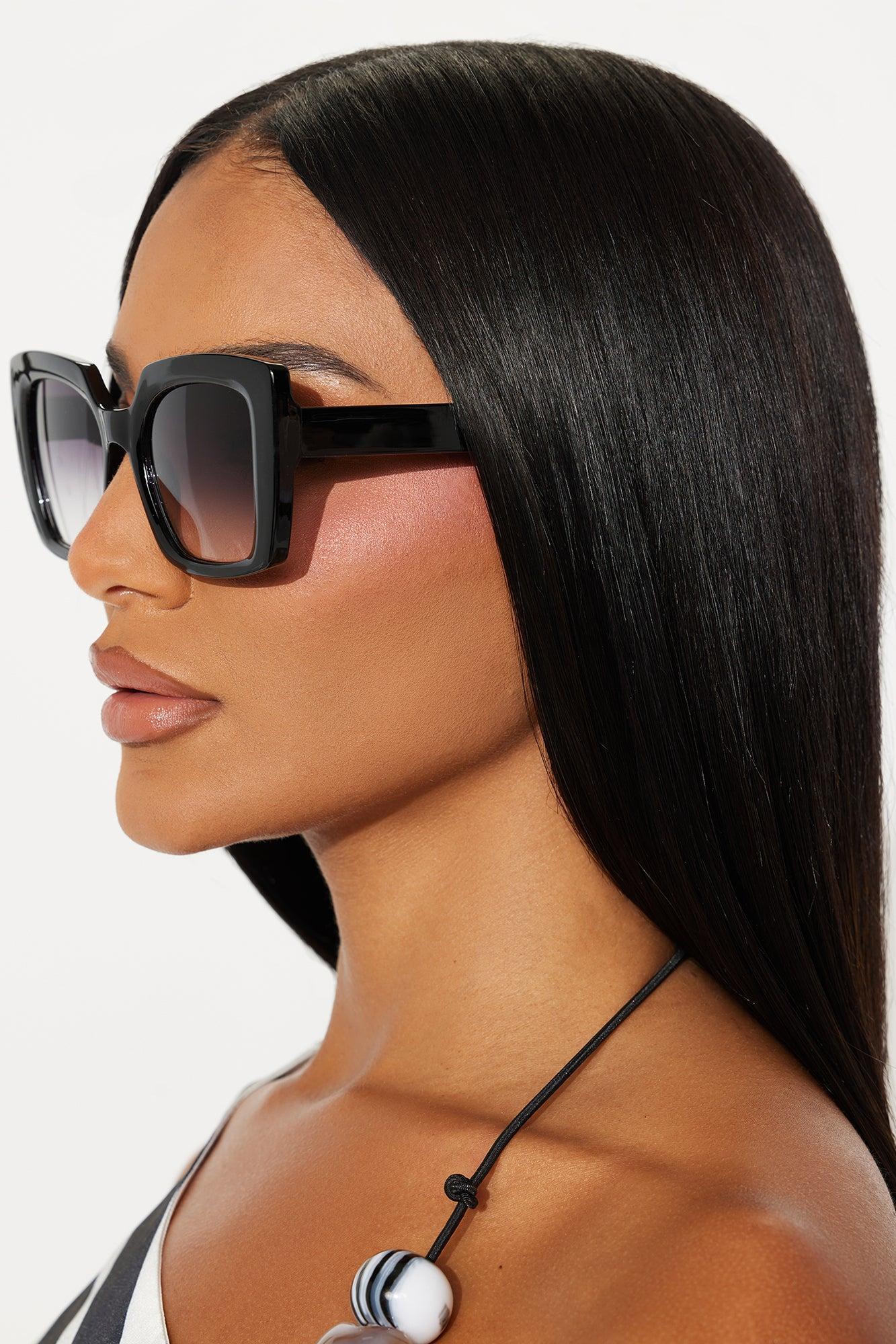 Main Character Square Sunglasses - Black Product Image