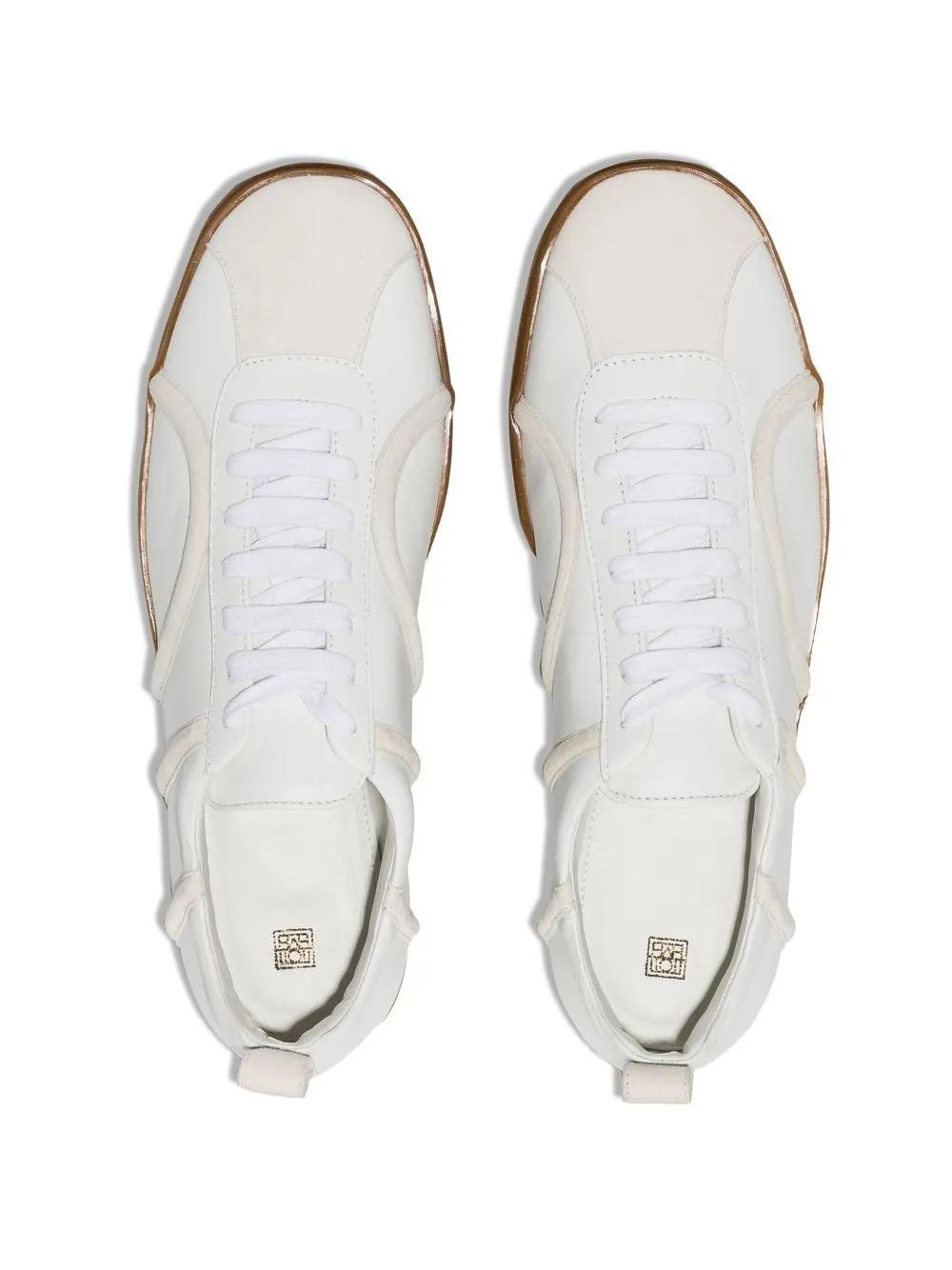 The Leather low-top sneakers Product Image