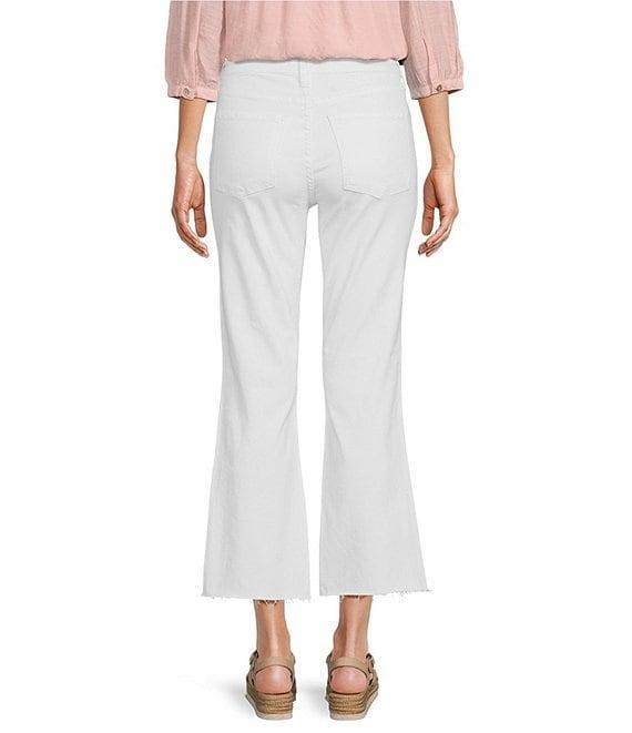 KUT from the Kloth High Rise Raw Hem Ankle Flare Jeans Product Image