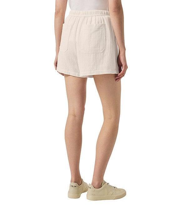 Splendid Gauze High Rise Drawstring Waist Shorts Product Image