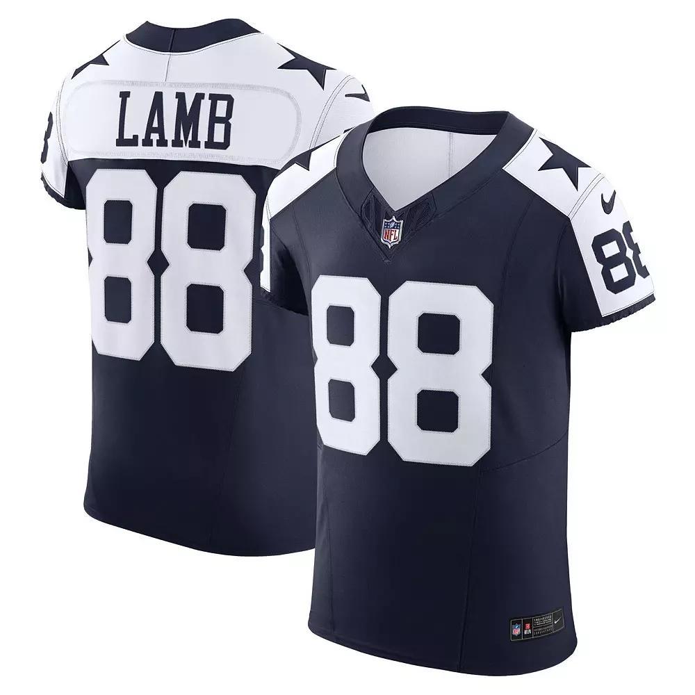 Men's Nike CeeDee Lamb Navy Dallas Cowboys Alternate Vapor F.U.S.E. Elite Jersey, Size: 56, Blue Product Image