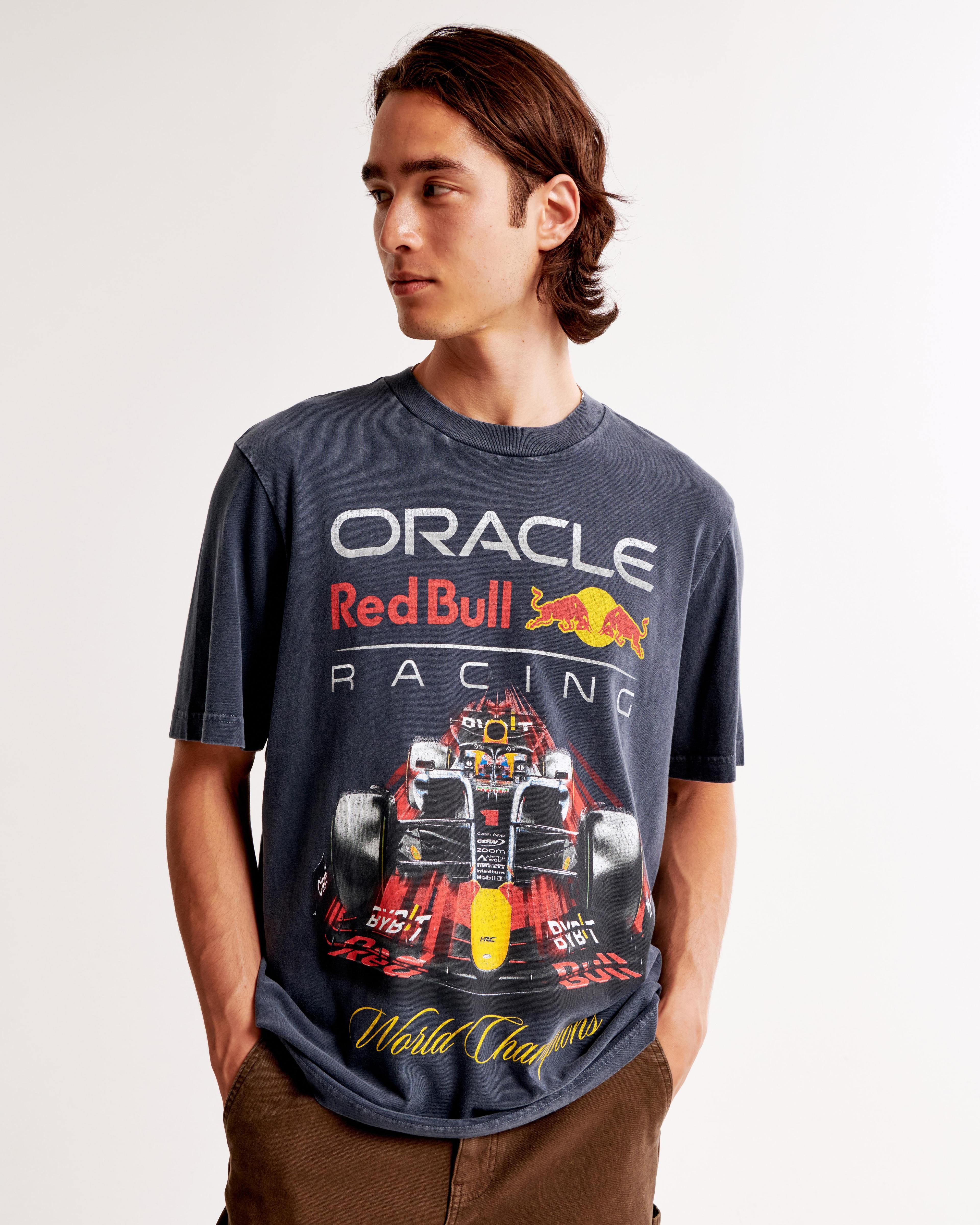 Oracle Red Bull Racing Vintage-Inspired Graphic Tee Product Image