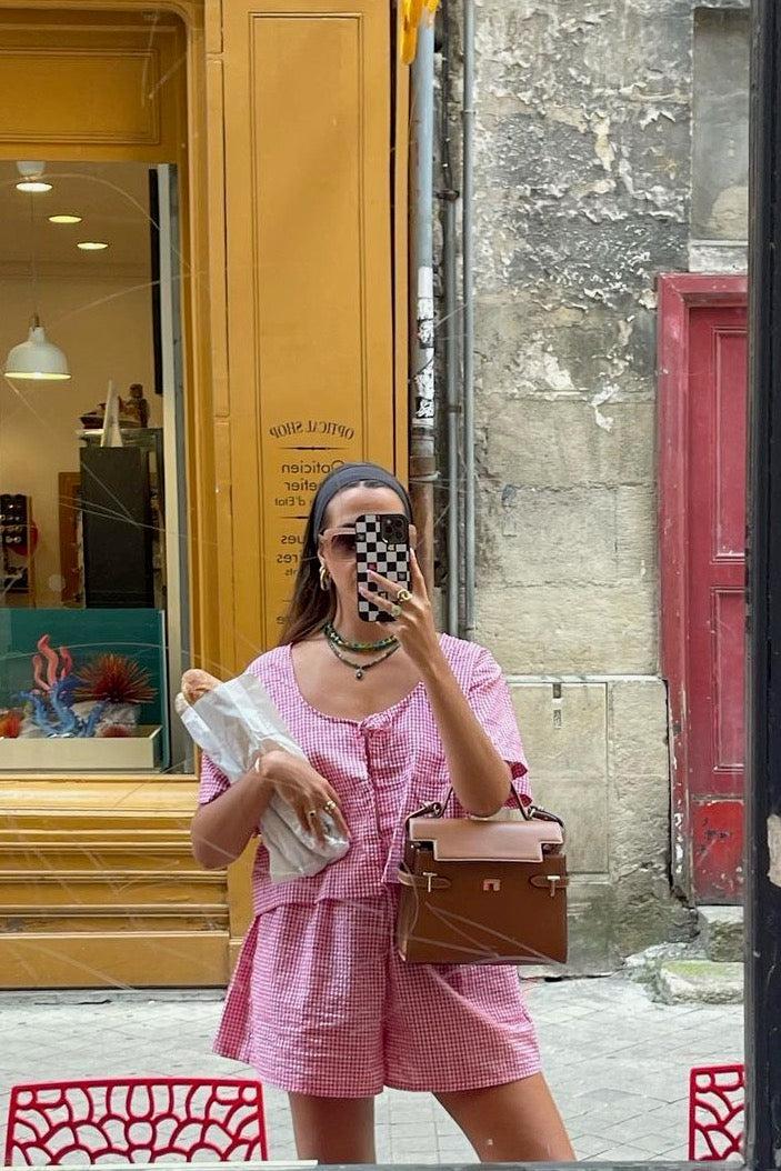 The Sea & I Smock Top Red Product Image