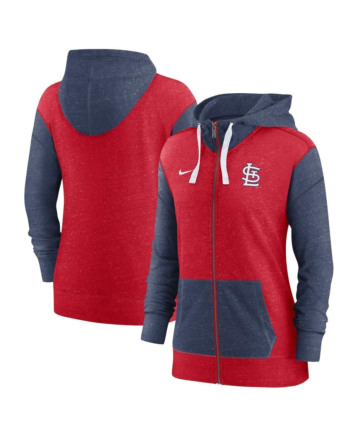 Women's Nike Red Atlanta Braves Full-Zip Hoodie, Size: 2XL Product Image