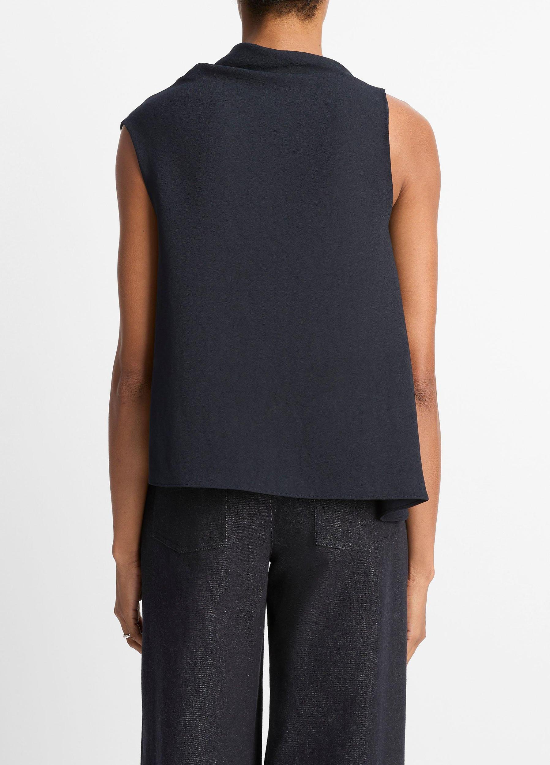 Asymmetrical Draped A-Line Top Product Image