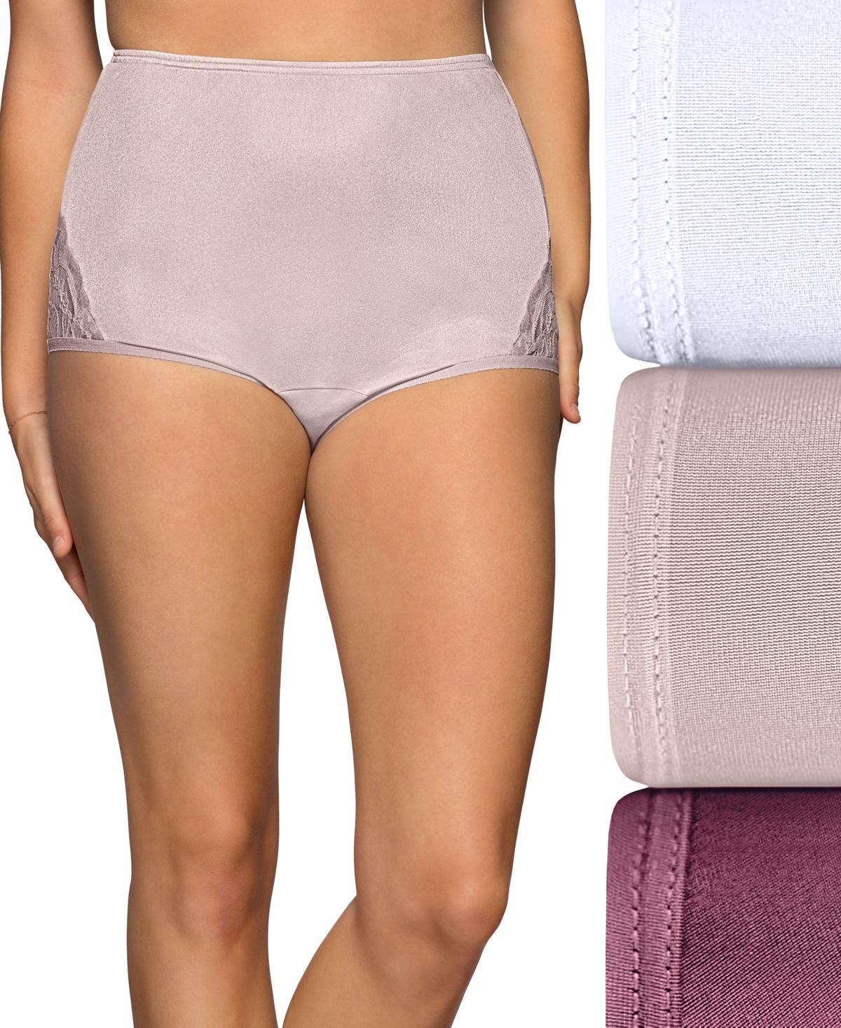 Womens Vanity Fair Lingerie Perfectly Yours 3-Pack Noveau Brief Panty Set 13011 Product Image