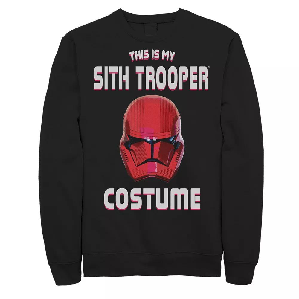 Men's Star Wars The Rise of Skywalker Halloween Sith Trooper Costume Fleece Graphic Top,  Product Image