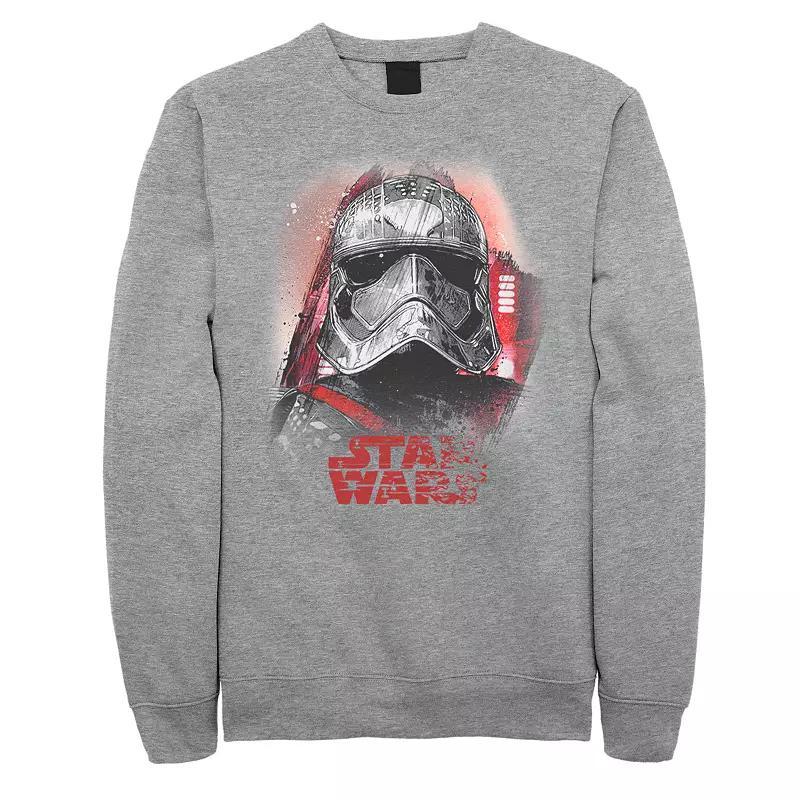 Mens Star Wars Captain Phasma Shatter Portrait Fleece Athletic Grey Product Image