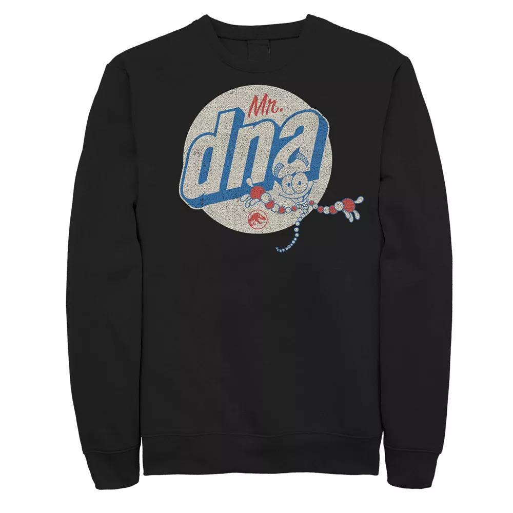 Men's Jurassic World Vintage Mr. DNA Logo Sweatshirt,  Product Image