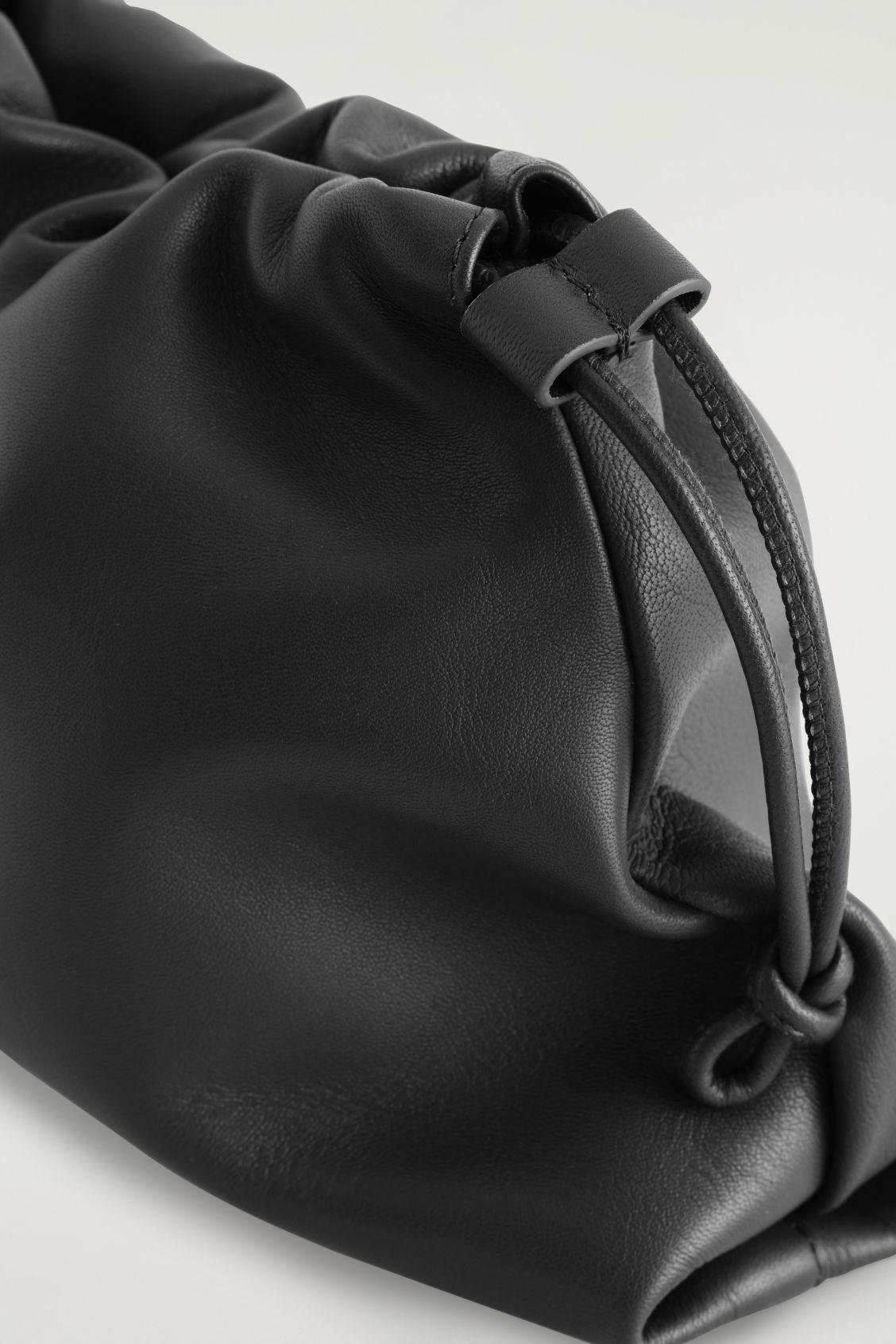 MINI CAVATELLI CLUTCH BAG - LEATHER Product Image