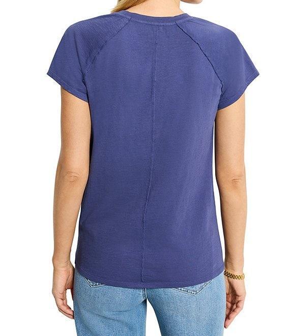 NIC + ZOE Cotton Slub Crew Neck Short Sleeve Tee Product Image