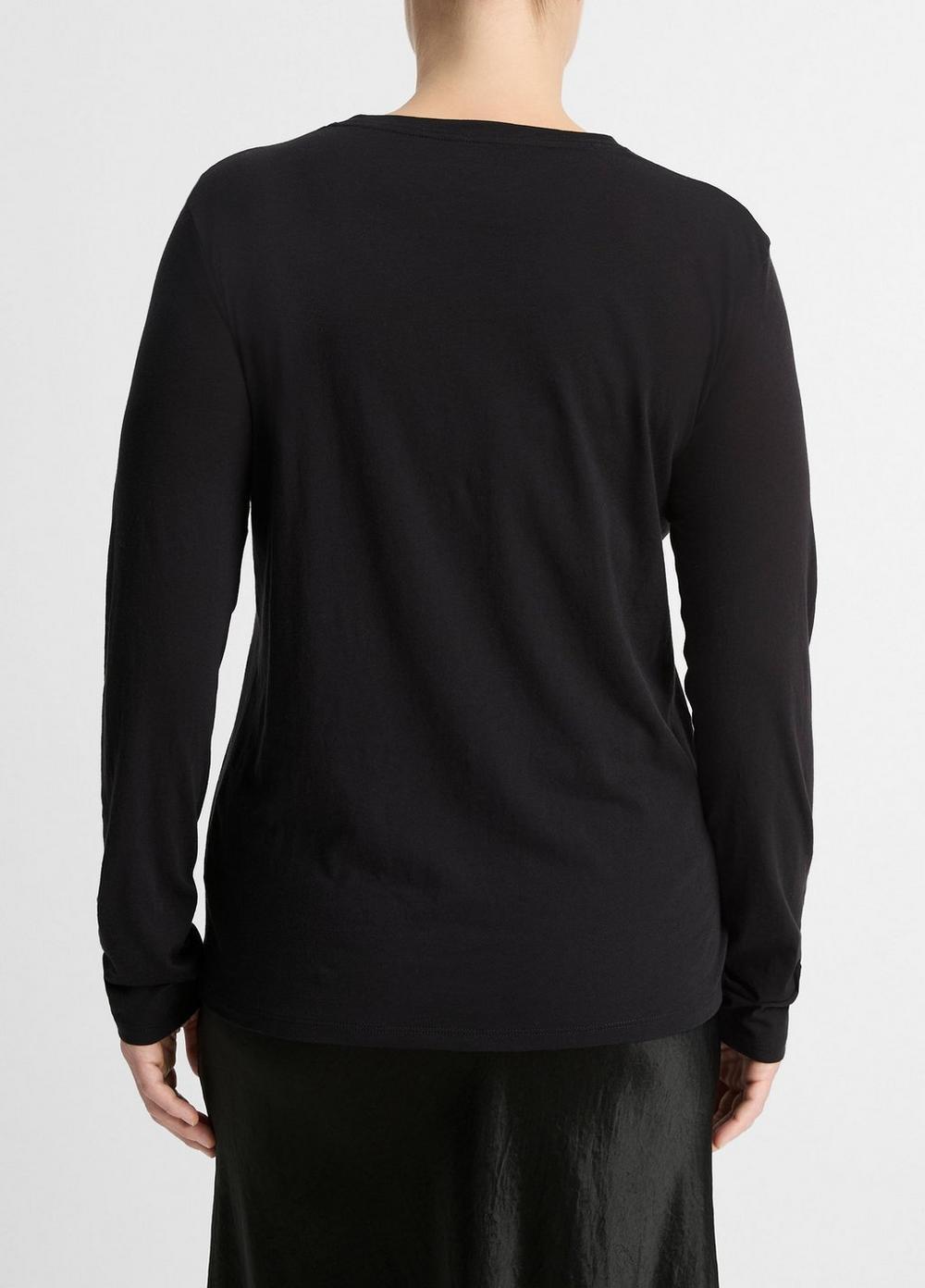 Essential Long Sleeve Crew Neck T-Shirt Product Image