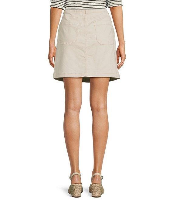 Code Bleu Mid Rise Utility Stretch Denim Skort Product Image