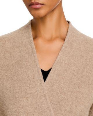 Wool Blend Wrap Coat Product Image