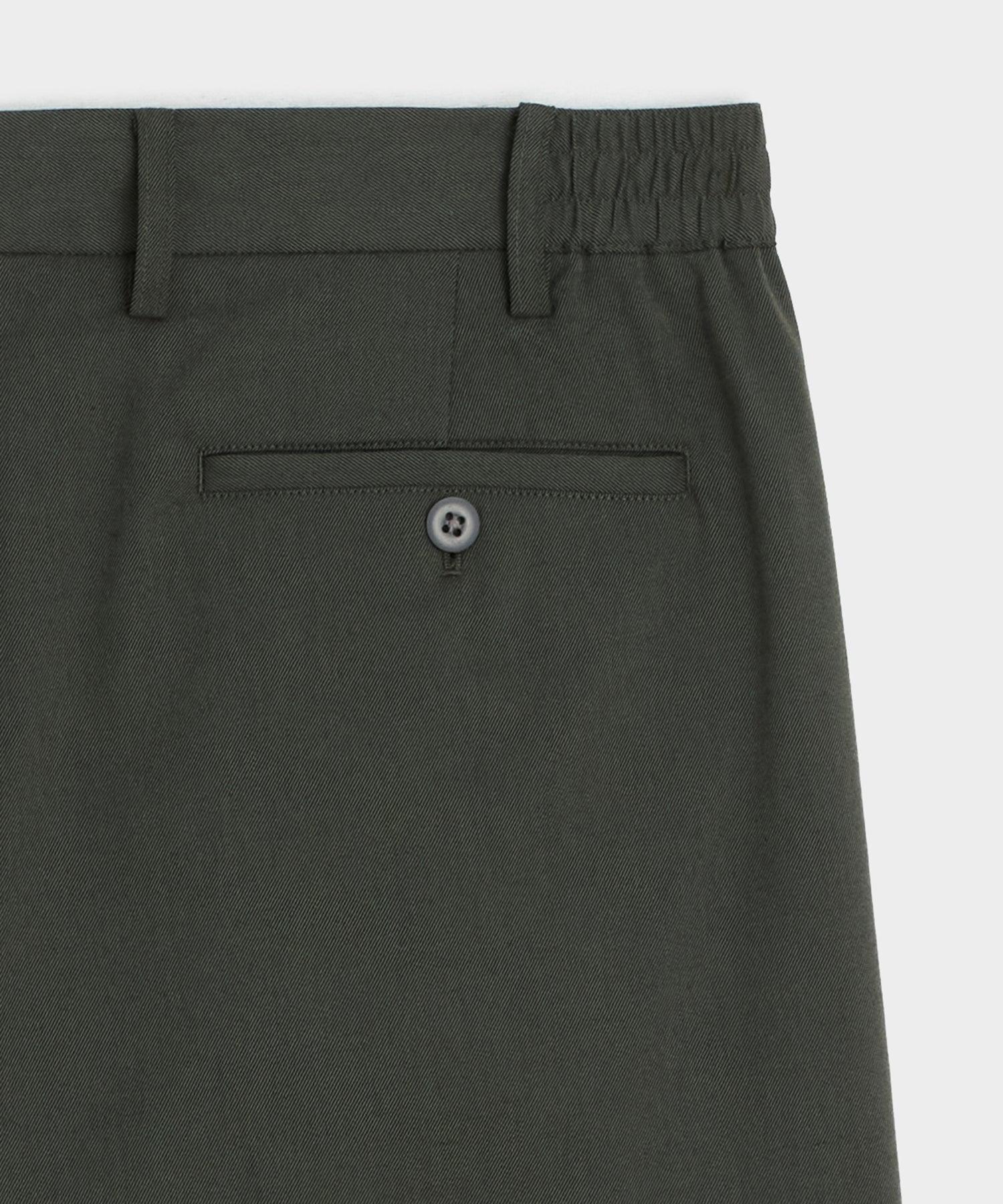 Straight Fit Italian Wool-Cotton Modern Trouser Product Image