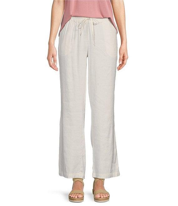 NYDJ Stretch Drawstring Relaxed Pull On Ankle Pants Product Image
