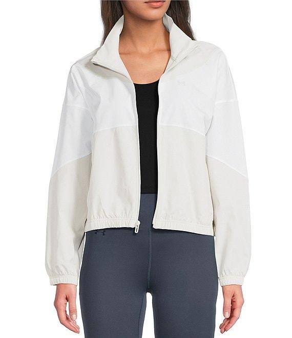 Under Armour Rival Stand Collar Long Sleeve Water Resistant Jacket Product Image