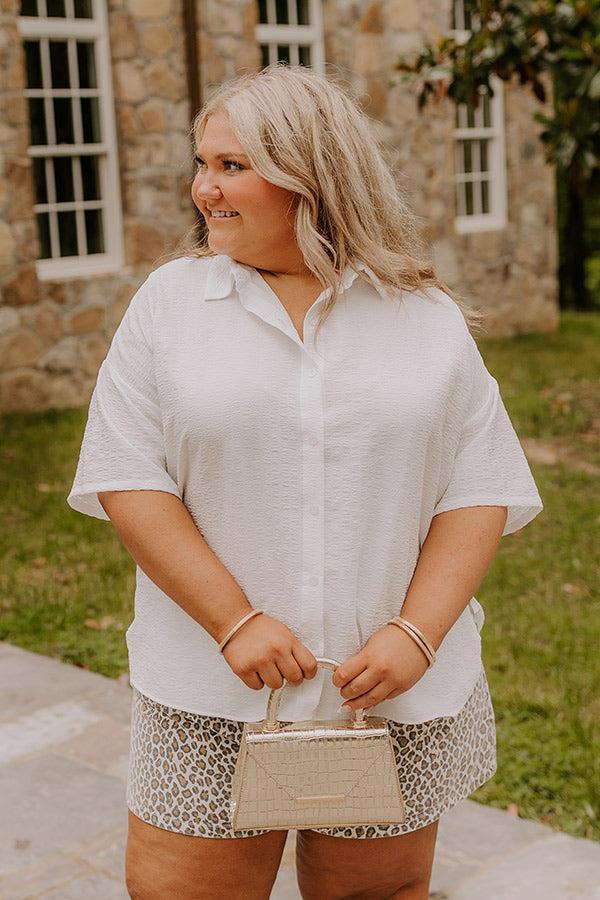 Little Coastal Town Button Up Curves Product Image