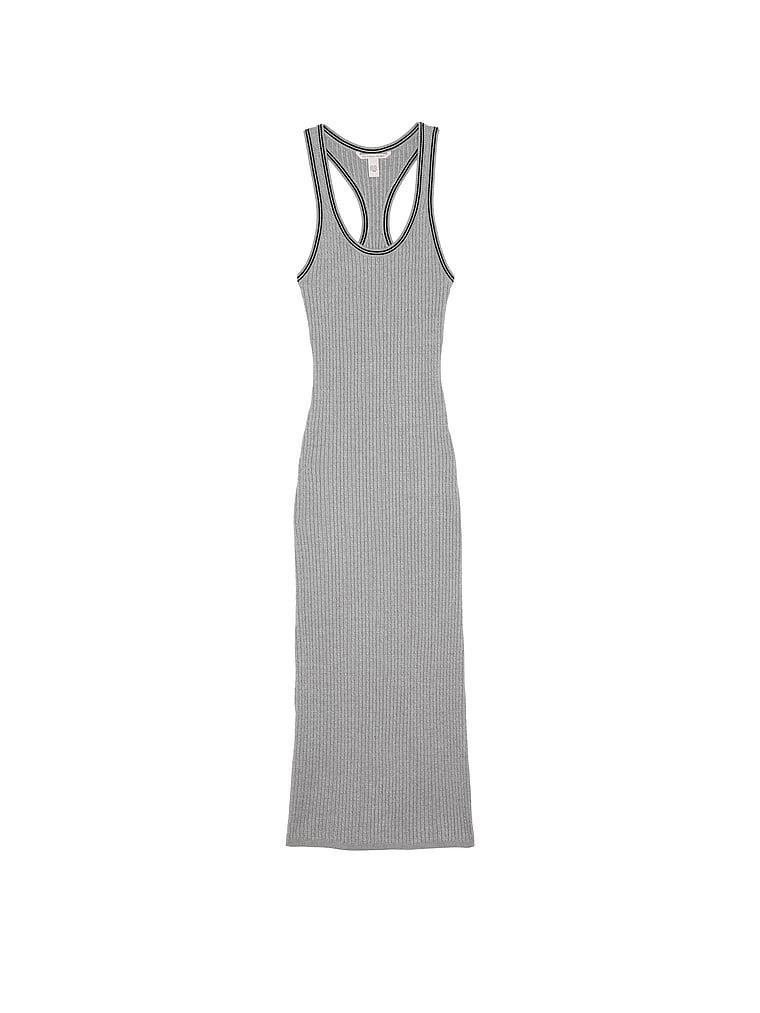 Luxe Cable-Knit Long Slip Dress Product Image