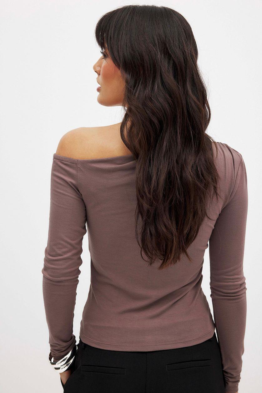 Off Shoulder Jersey Top Product Image