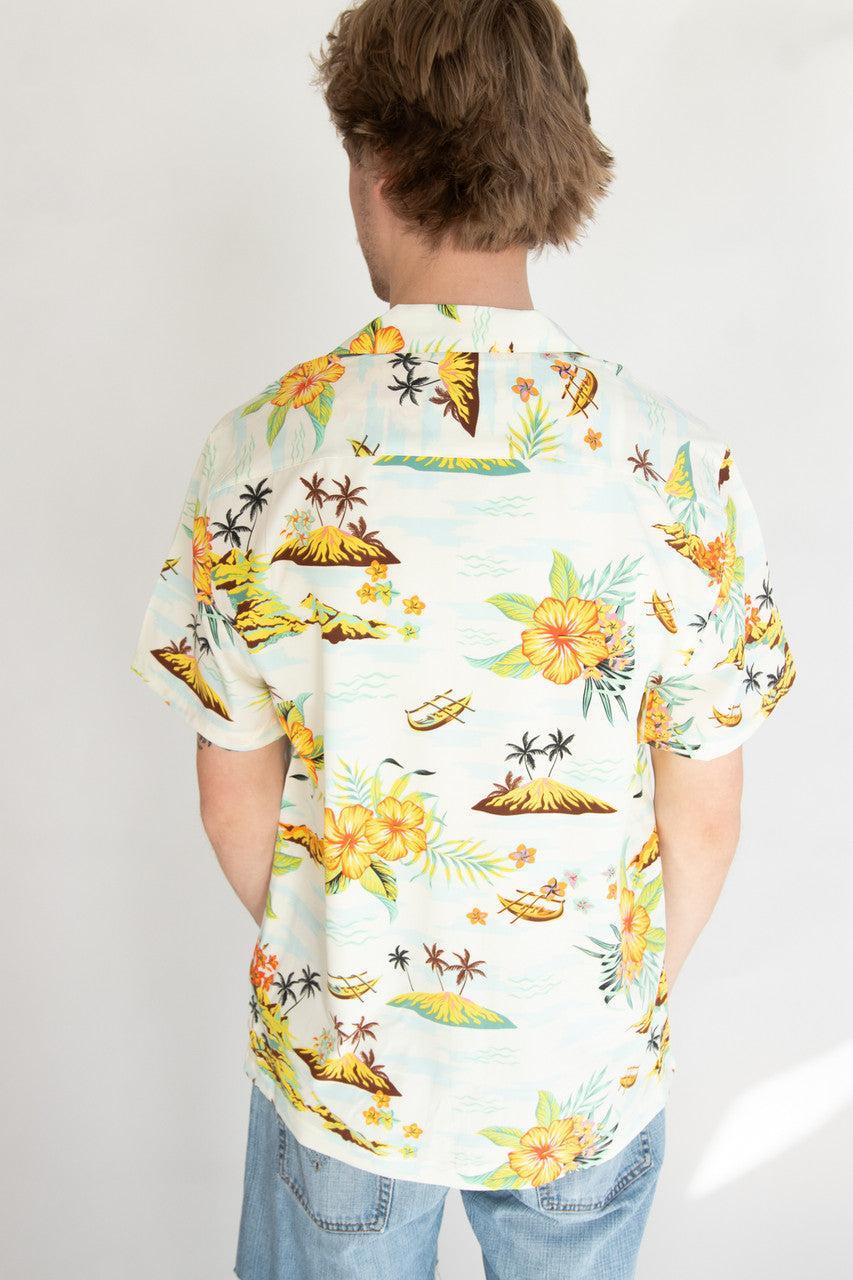 Hibiscus Oasis Hawaiian Shirt Product Image