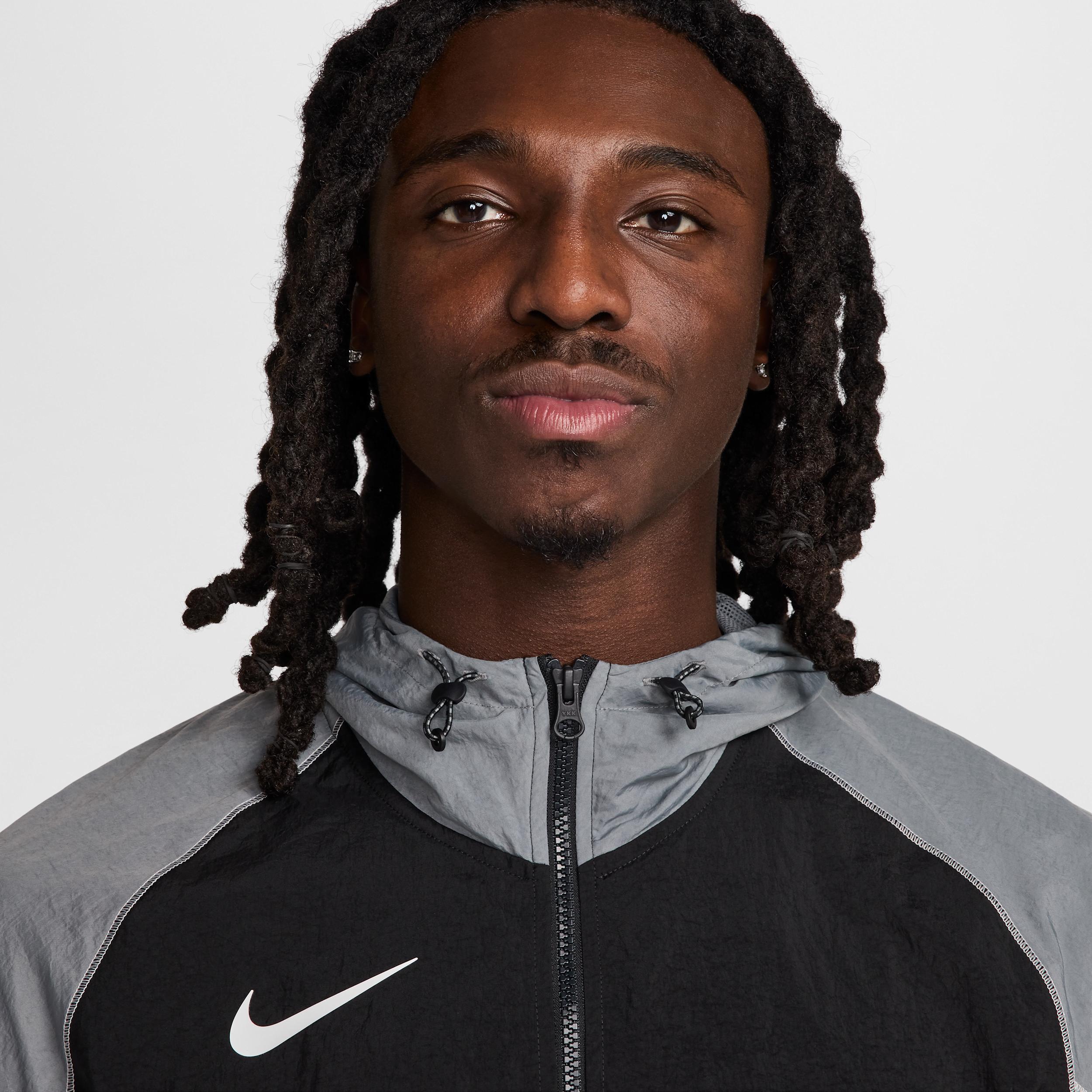 Nike Mens Strike+ Water-Repellent Hooded Soccer Jacket | HJ3802-011 Product Image