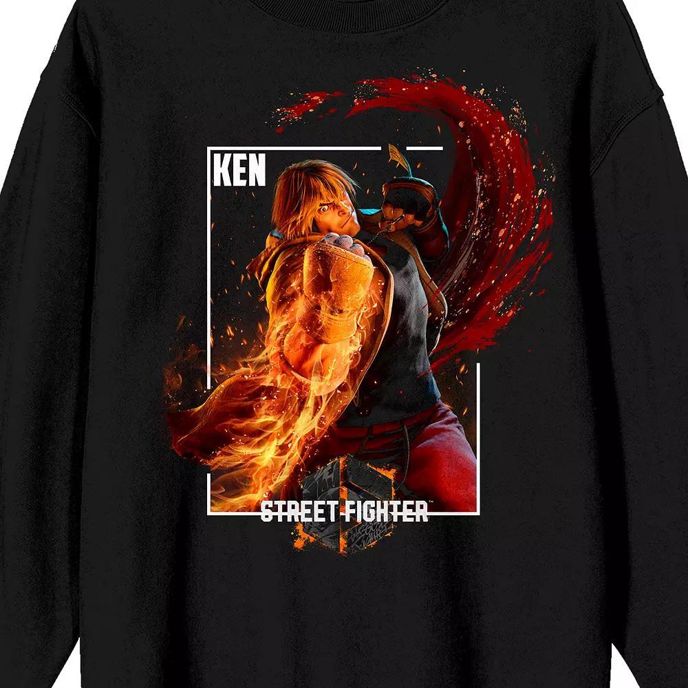 Men's Street Fighter VI Ken Long Sleeve Graphic Tee,  Product Image