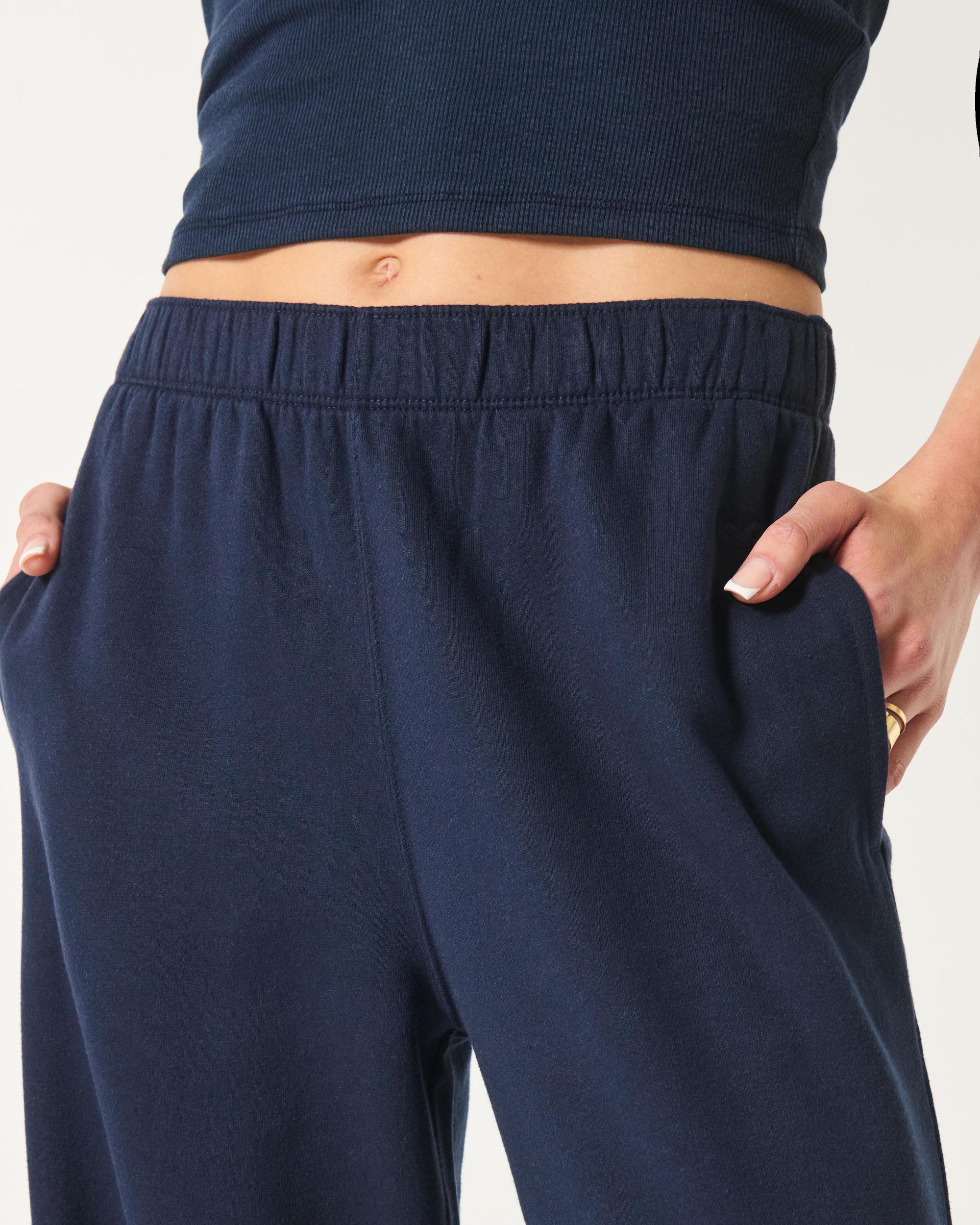 Hollister Feel Good Fleece Wide-Leg Pants Product Image