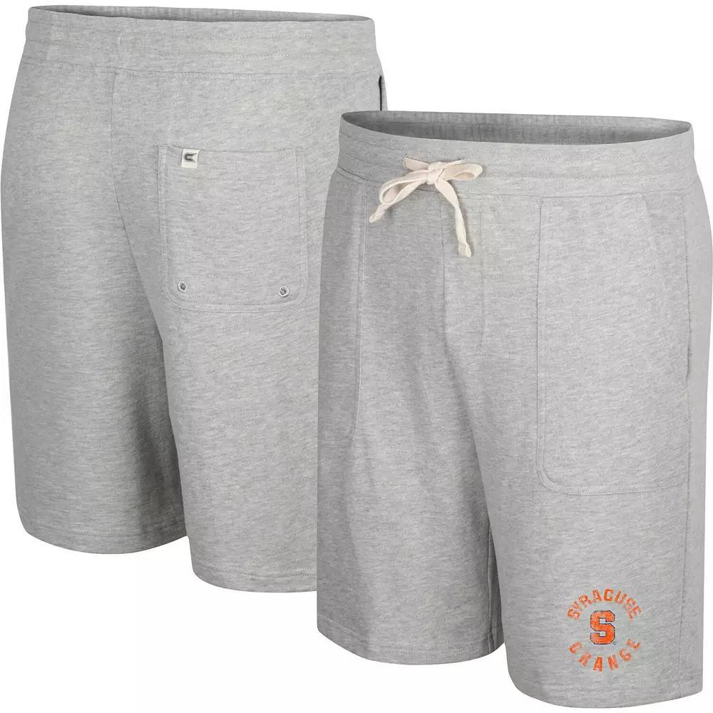 Men's Colosseum Heather Gray Texas Longhorns Love To Hear This Terry Shorts,  Product Image