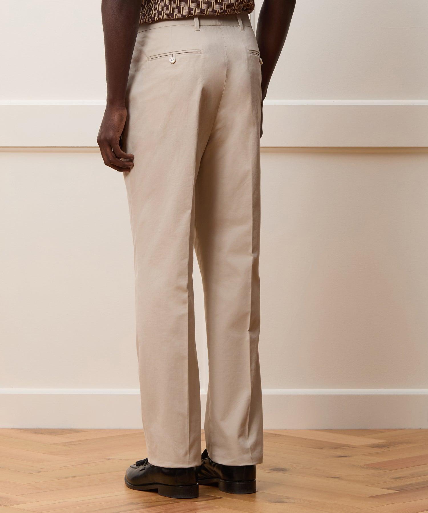 Straight Fit Italian Cotton Tab Chino Product Image