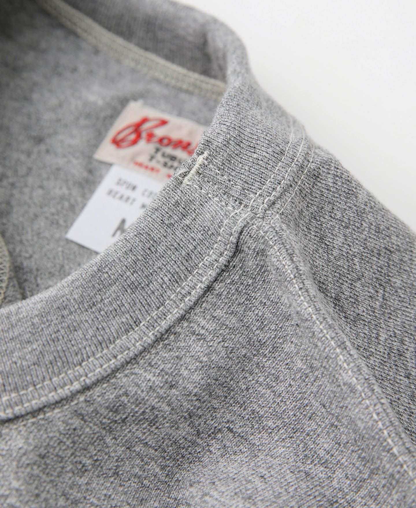 Loopwheel Tubular Athletic T-Shirt - Gray Product Image