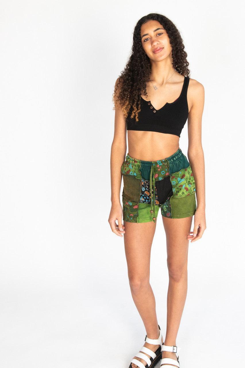 Patchwork Sweatshorts Product Image