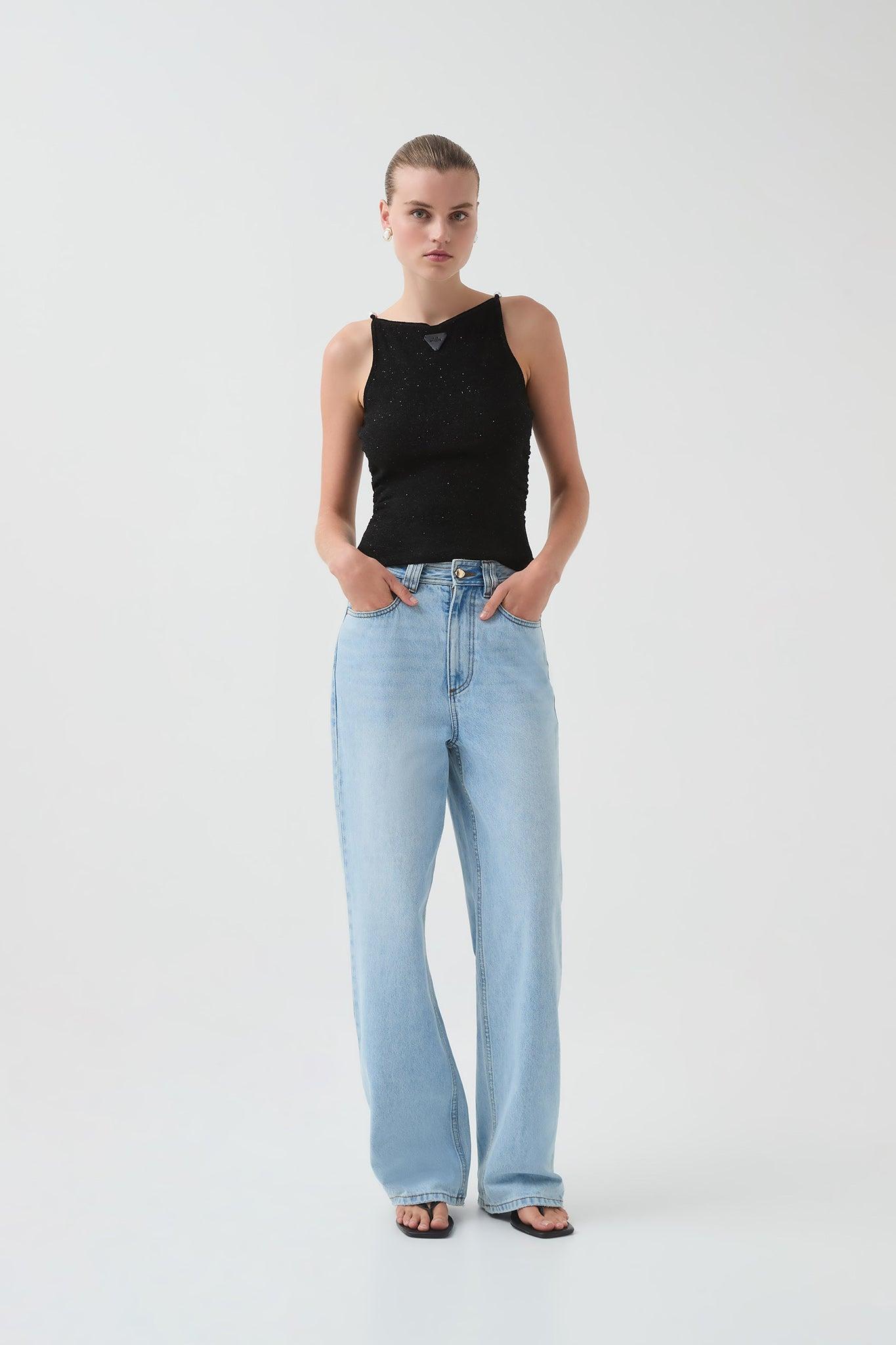 Ariel Sequin Knit Top Product Image