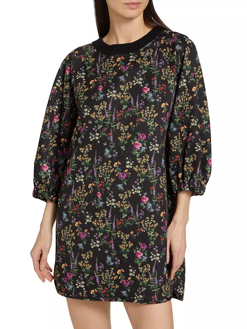 Billy Floral High-Low Minidress Product Image