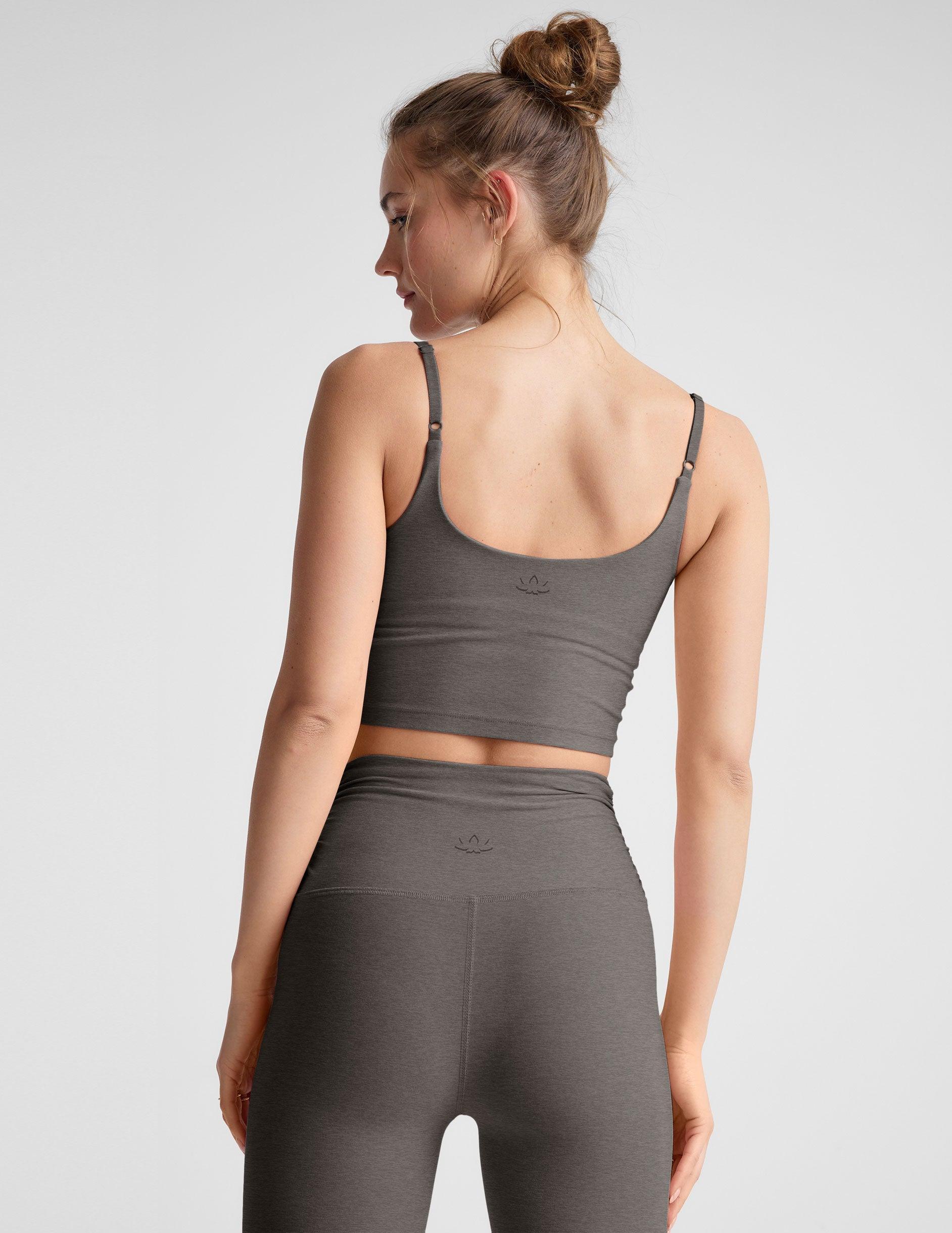Spacedye Raise The Barre Shirred Cropped Tank Product Image