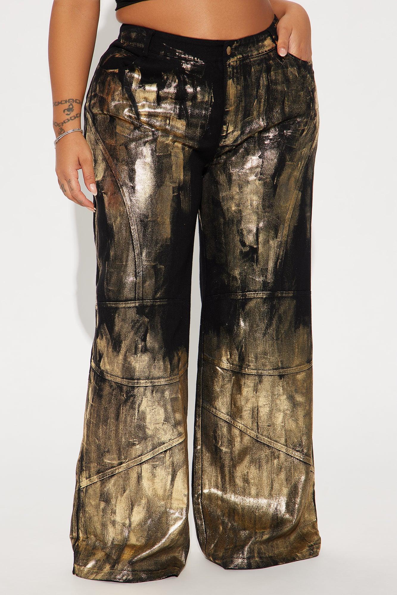 Midas Touch Wide Leg Pant - Black Product Image