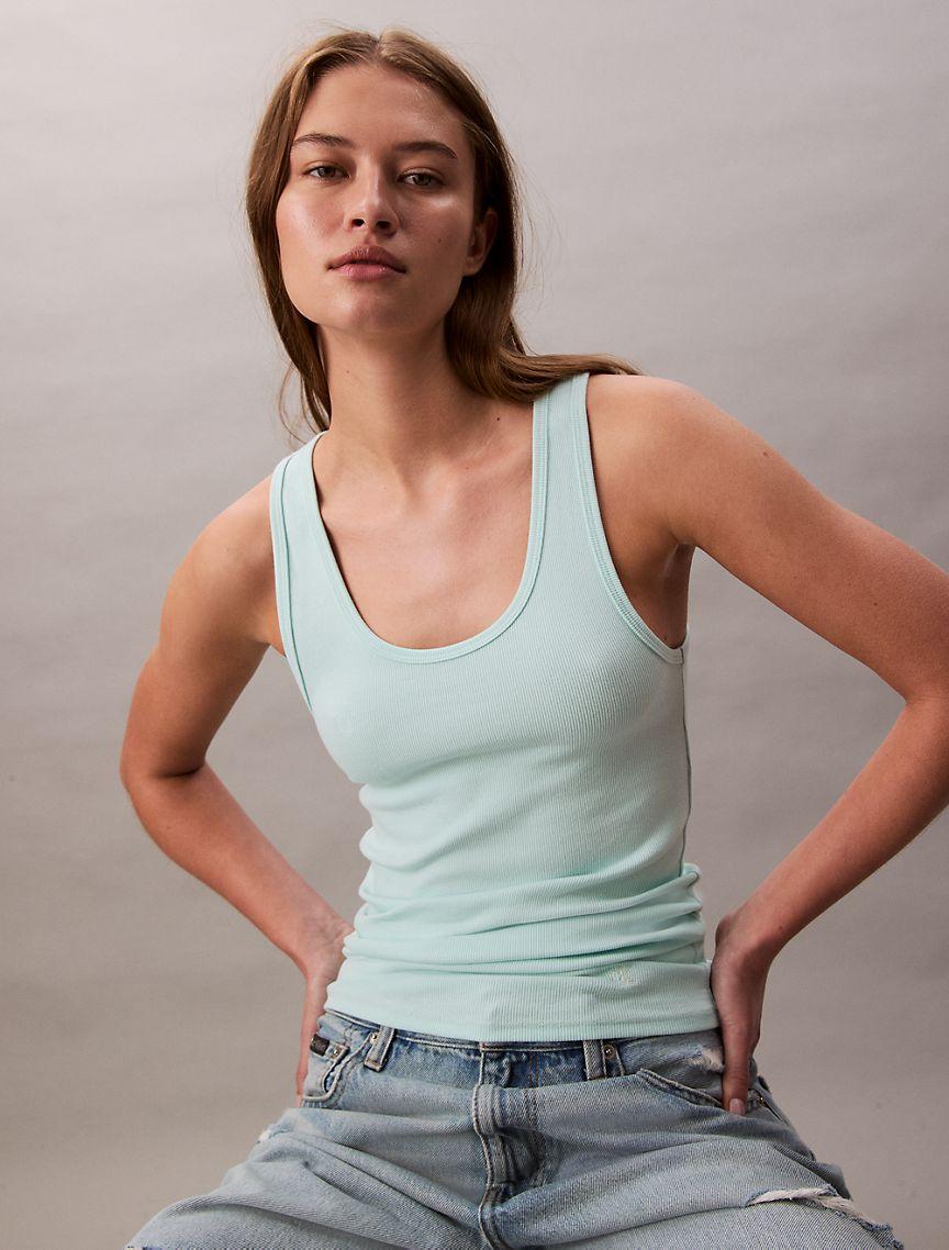 Cotton Contour Rib Tank Product Image