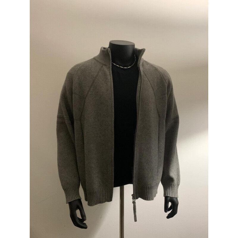 Plain Zip Cardigan Product Image