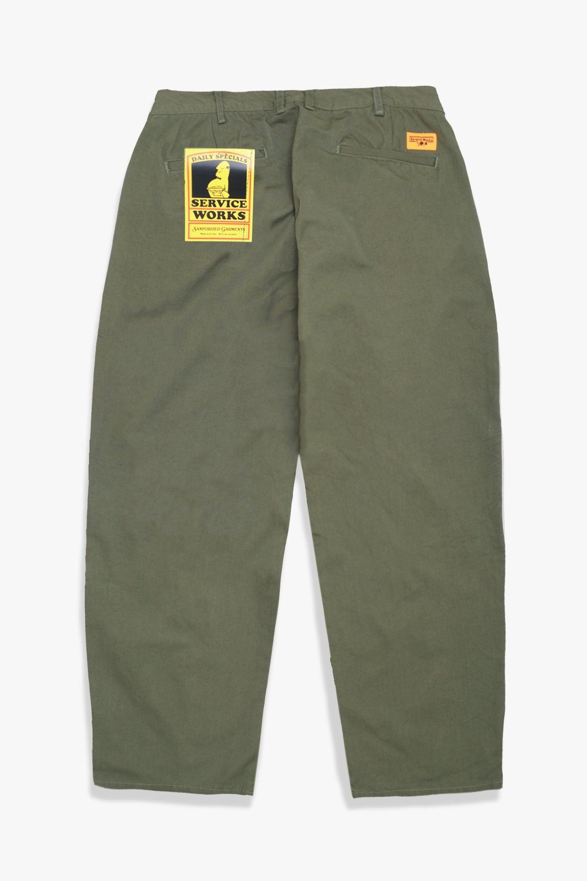 Service Works - Twill Part Timer Pant - Olive Product Image