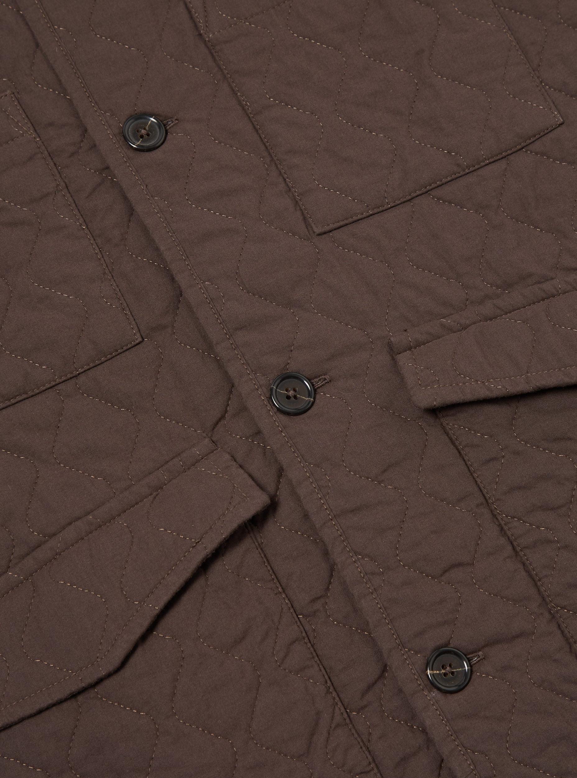 Brown Quilt Cotton Gower Jacket Product Image